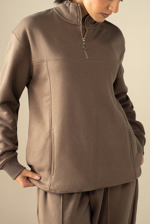 Coffee brown Sweatshirt for Unisex