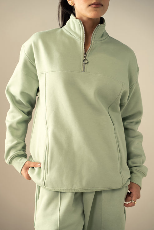 Pistachio green Sweatshirt for Unisex