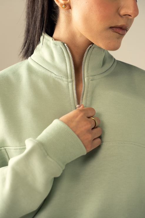 Pistachio green Sweatshirt for Unisex