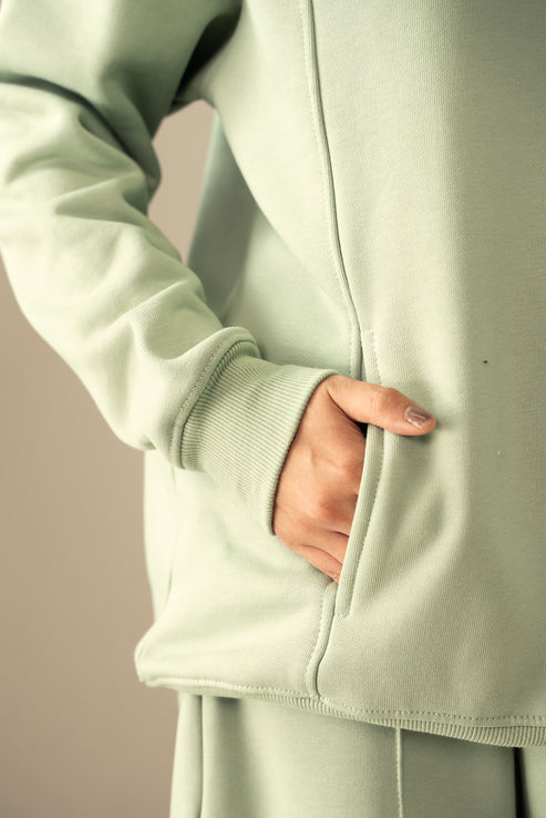 Pistachio green Sweatshirt for Unisex