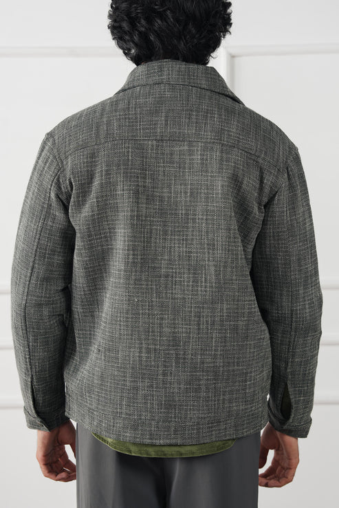 Steal grey Jacket for Men