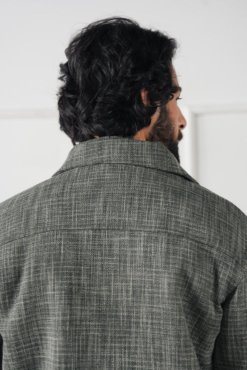 Steal grey Jacket for Men