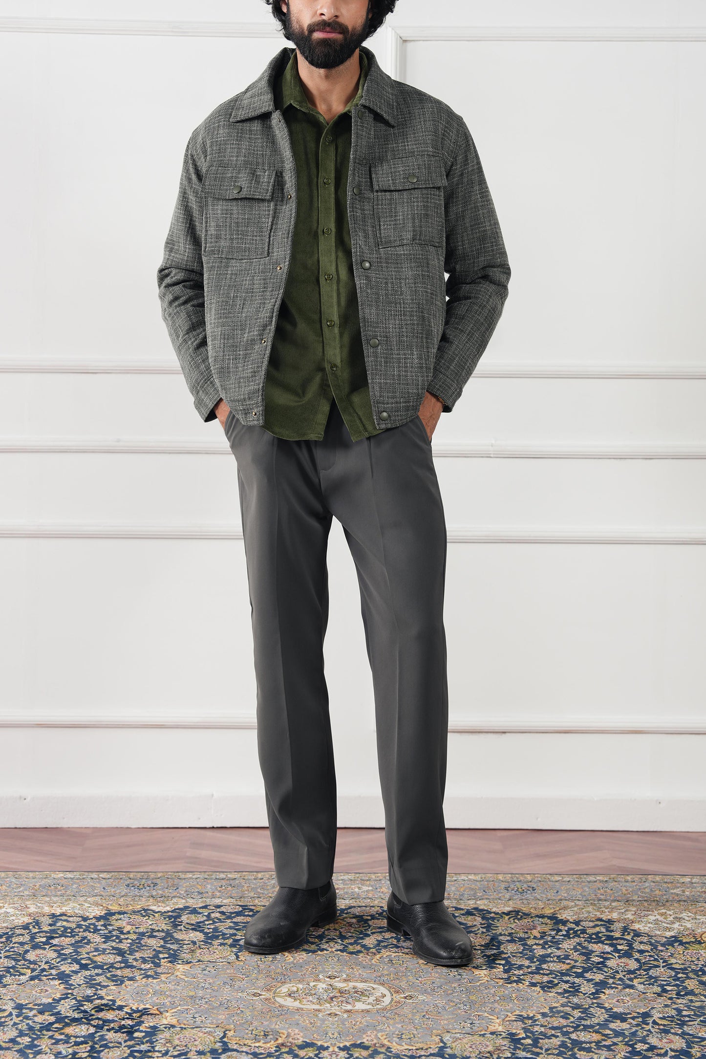 Harrington Wool Jacket (MWJ-06)