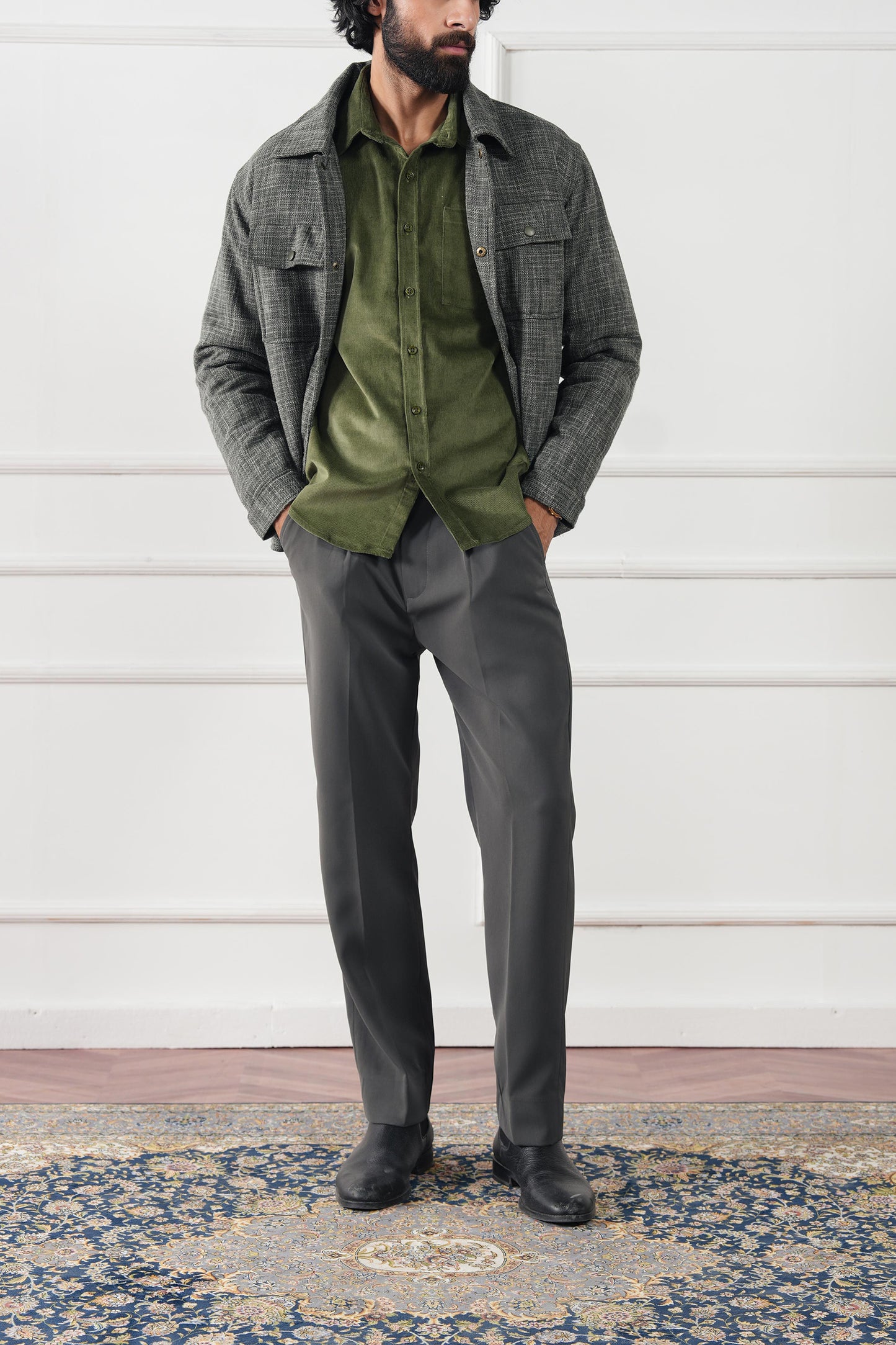 Harrington Wool Jacket (MWJ-06)