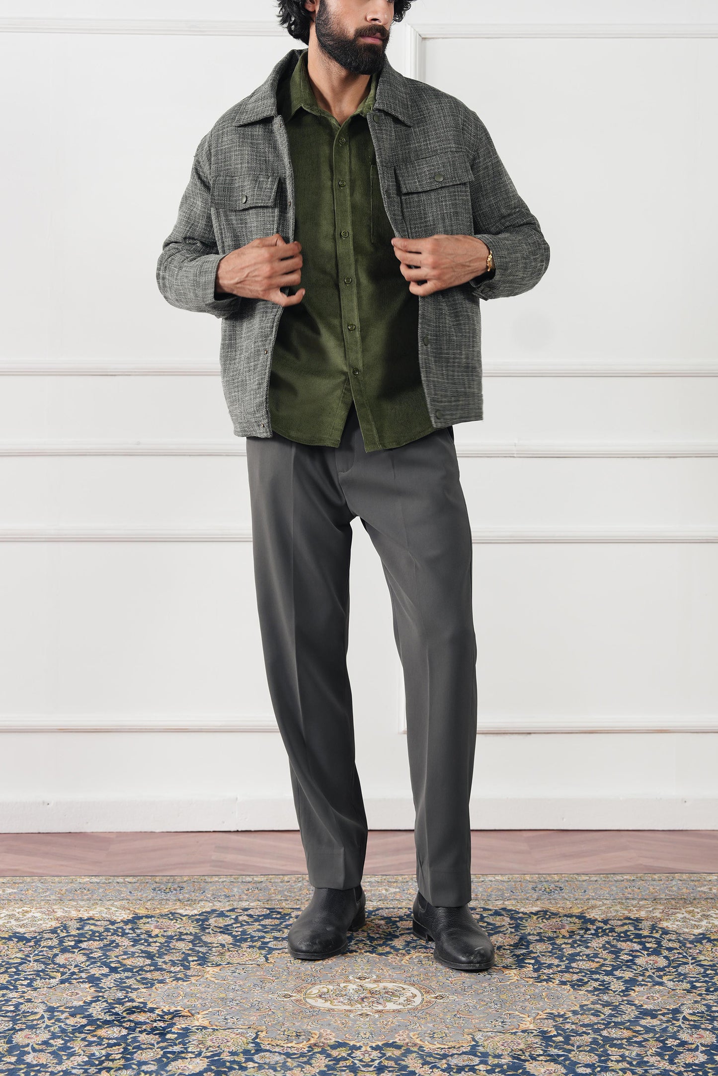 Harrington Wool Jacket (MWJ-06)