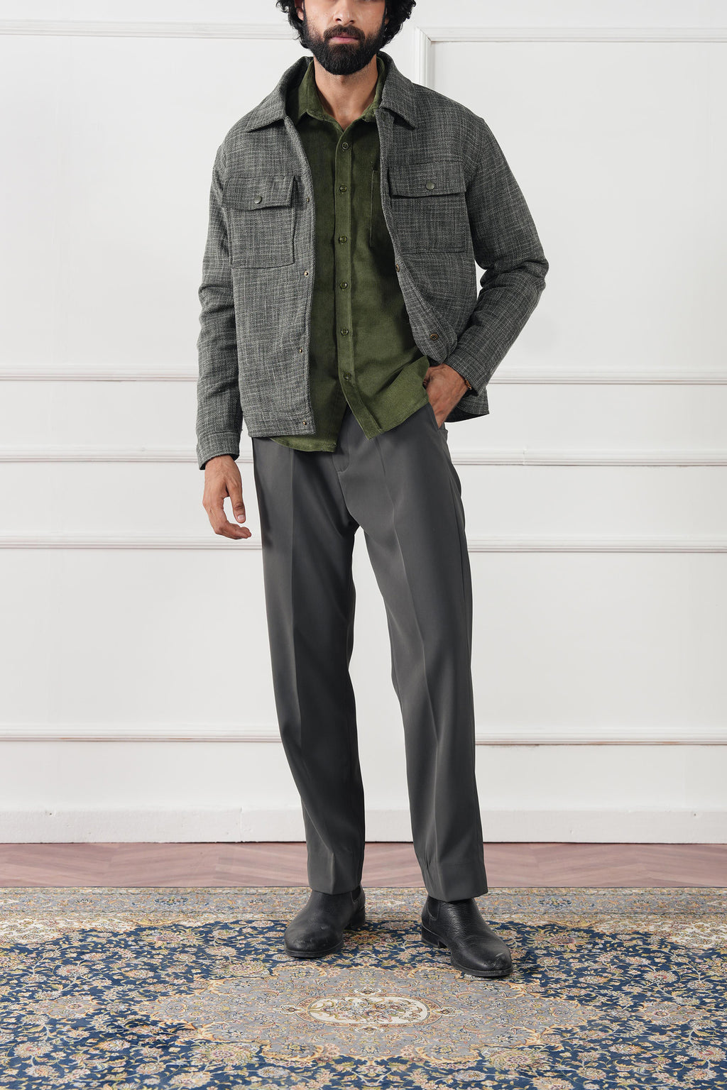 Harrington Wool Jacket (MWJ-06)