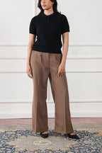 Drop Needle Knit Polo Shirt (WKP-04)