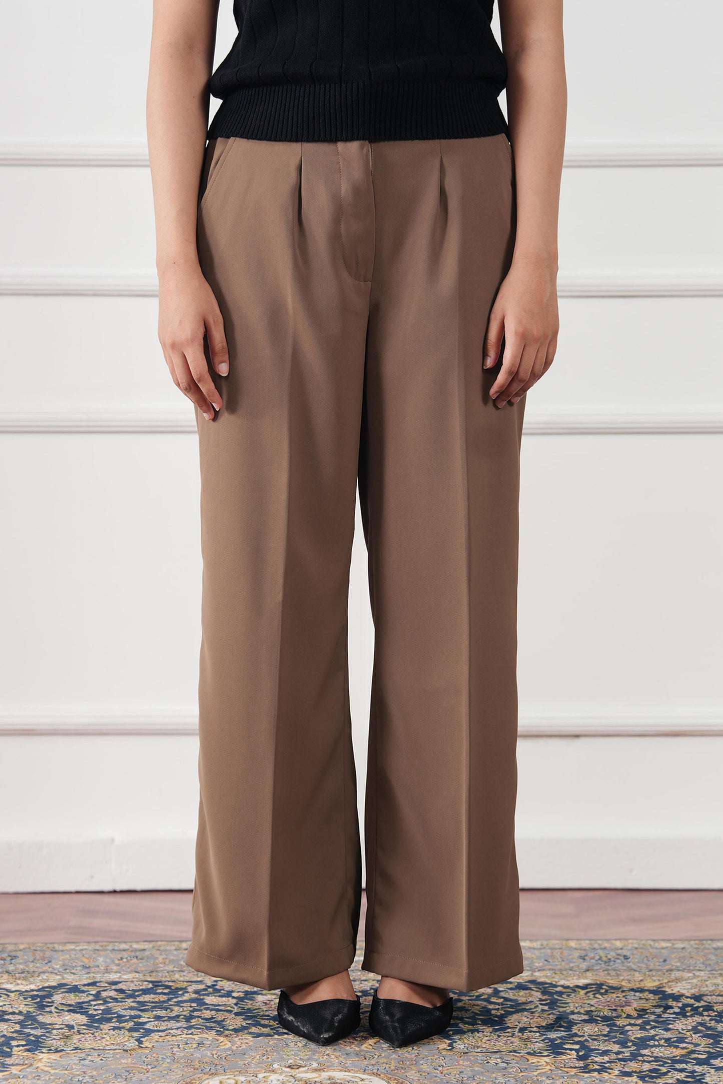 Straight Pleated Pant (WDP-02)