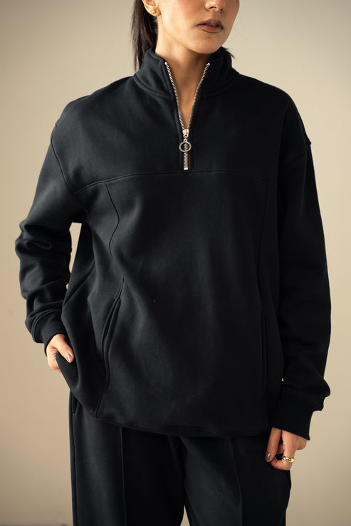 Smoke black Sweatshirt for Unisex