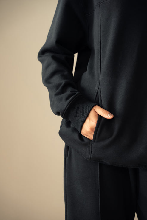 Smoke black Sweatshirt for Unisex