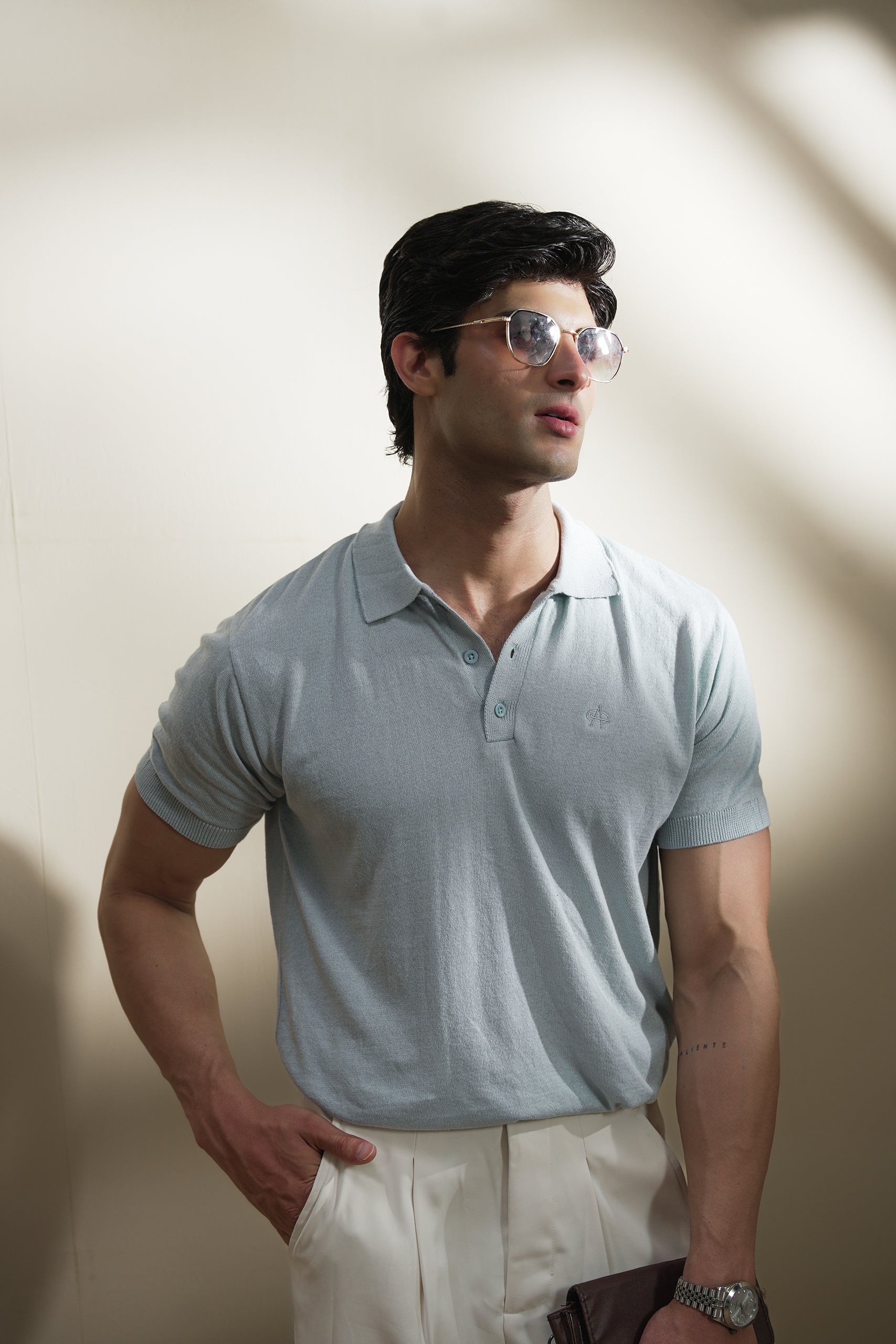 Fine Knit Signature Polo (MKP-23)