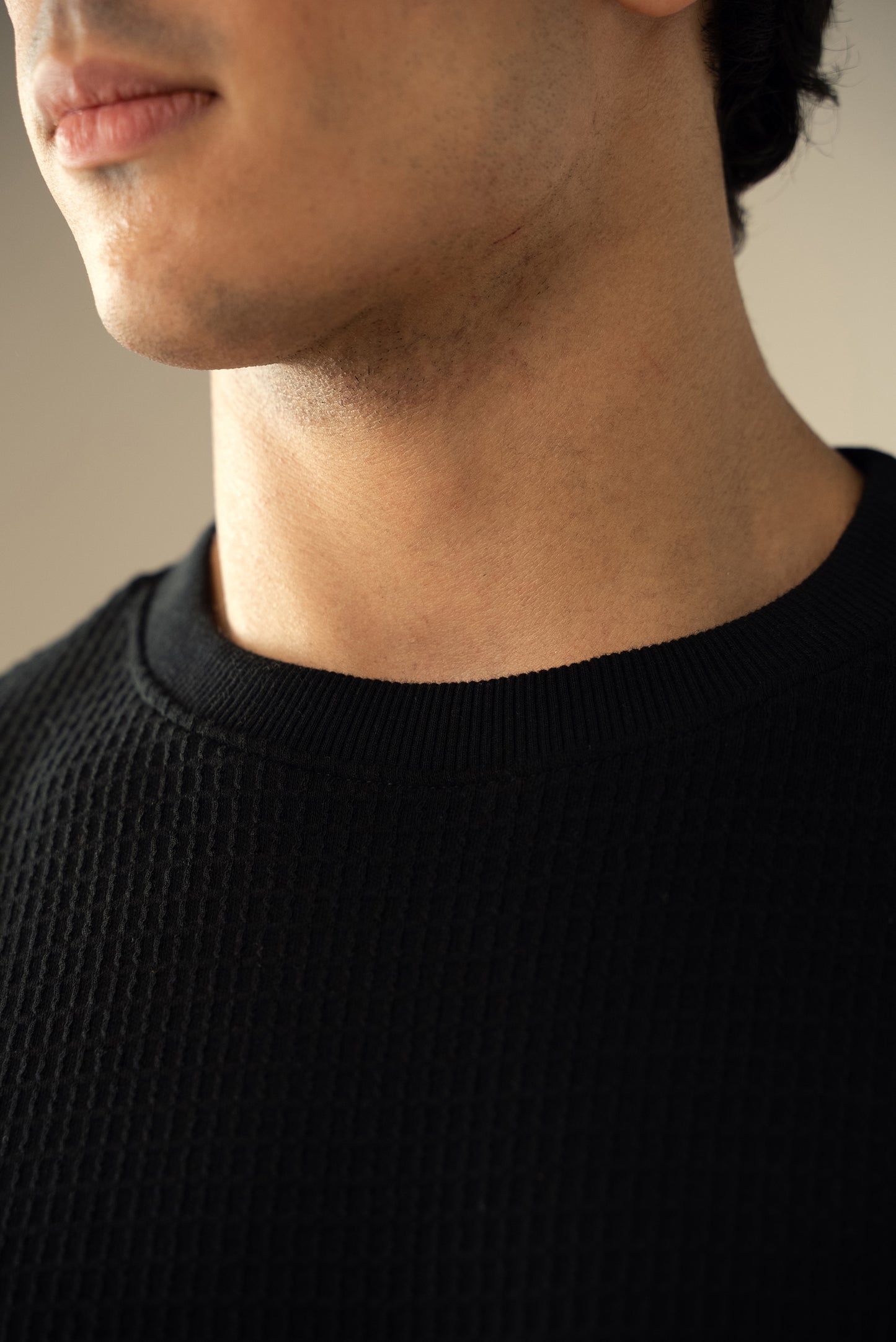 Waffle Knit Sweatshirt (MSS-02)