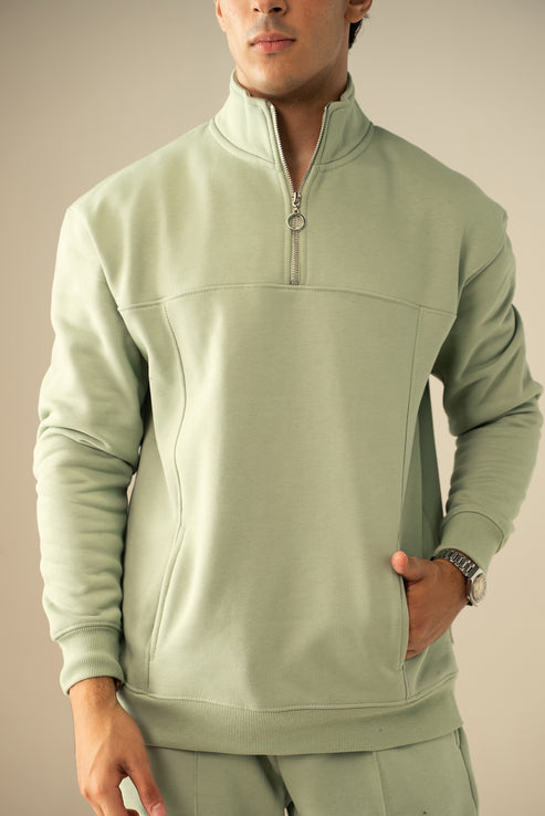 Pistachio green Sweatshirt for Unisex