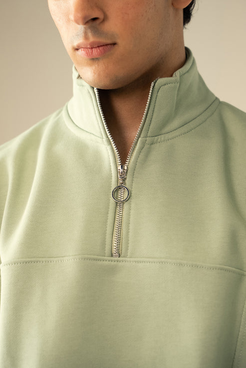 Pistachio green Sweatshirt for Unisex