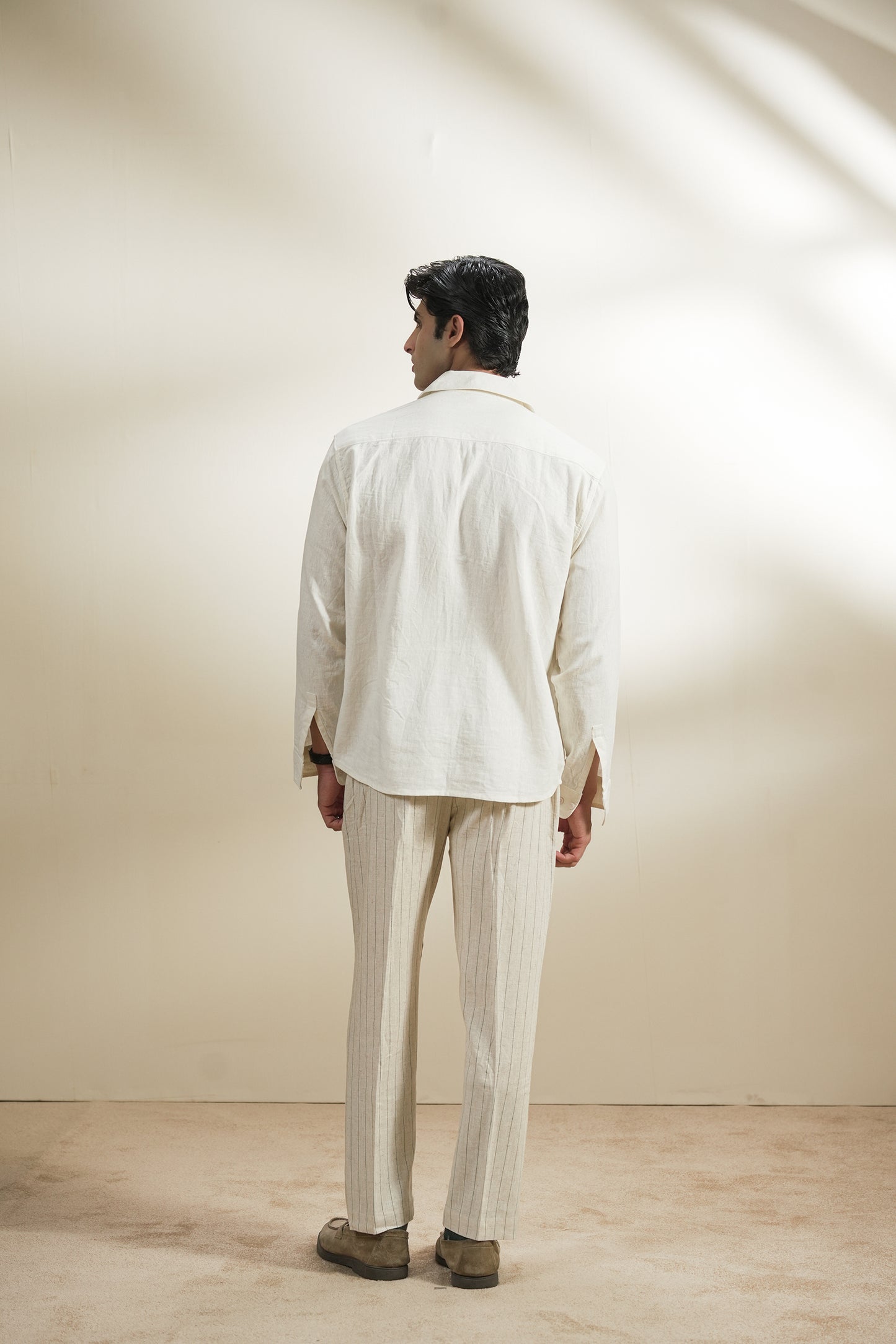 Double Pocket Linen Shirt (MCS-07)