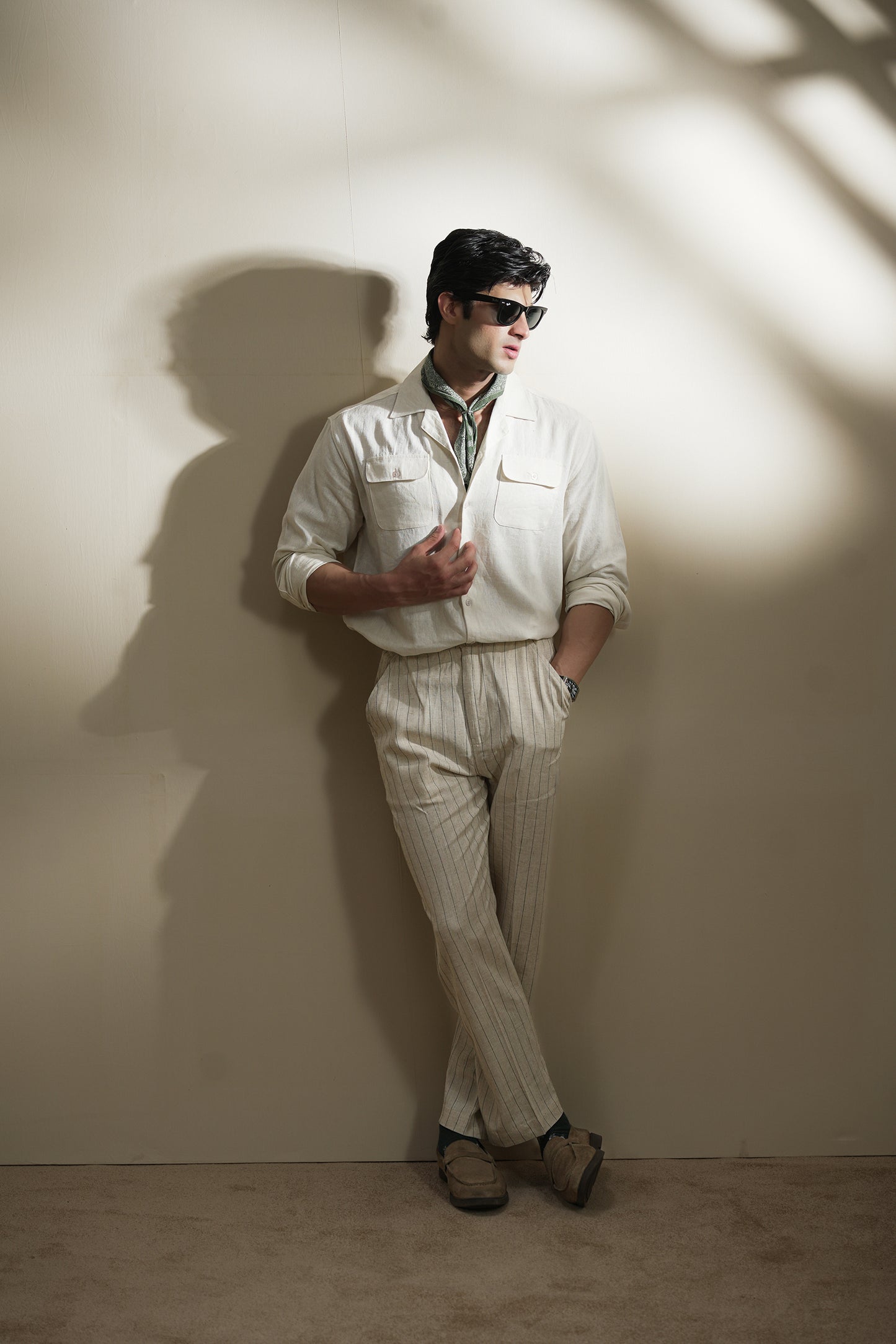 Double Pocket Linen Shirt (MCS-07)