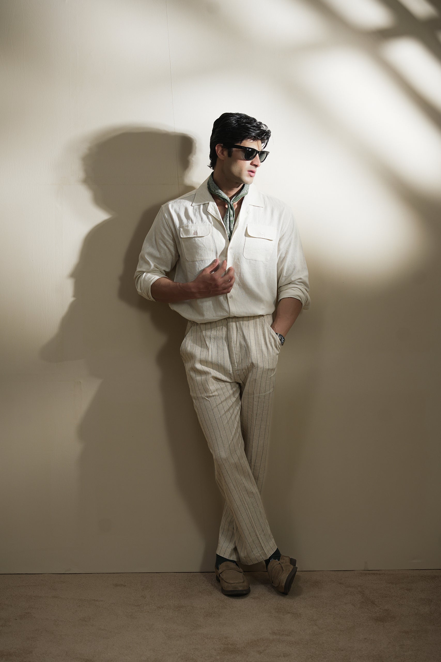 Double Pocket Linen Shirt (MCS-07)