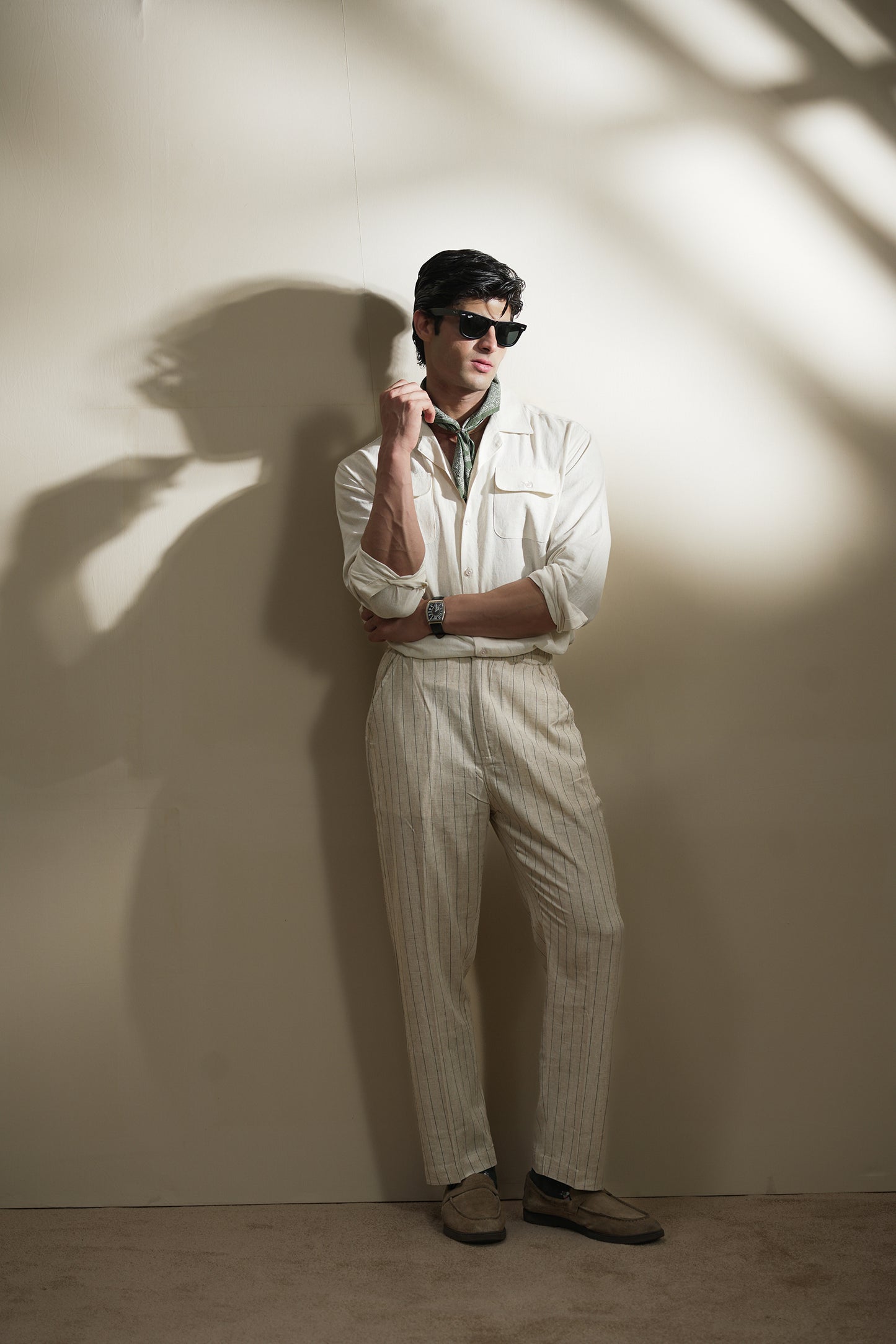 Double Pocket Linen Shirt (MCS-07)