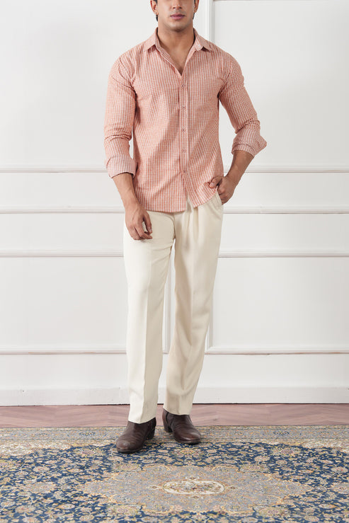 Pink Casual Shirt for Men