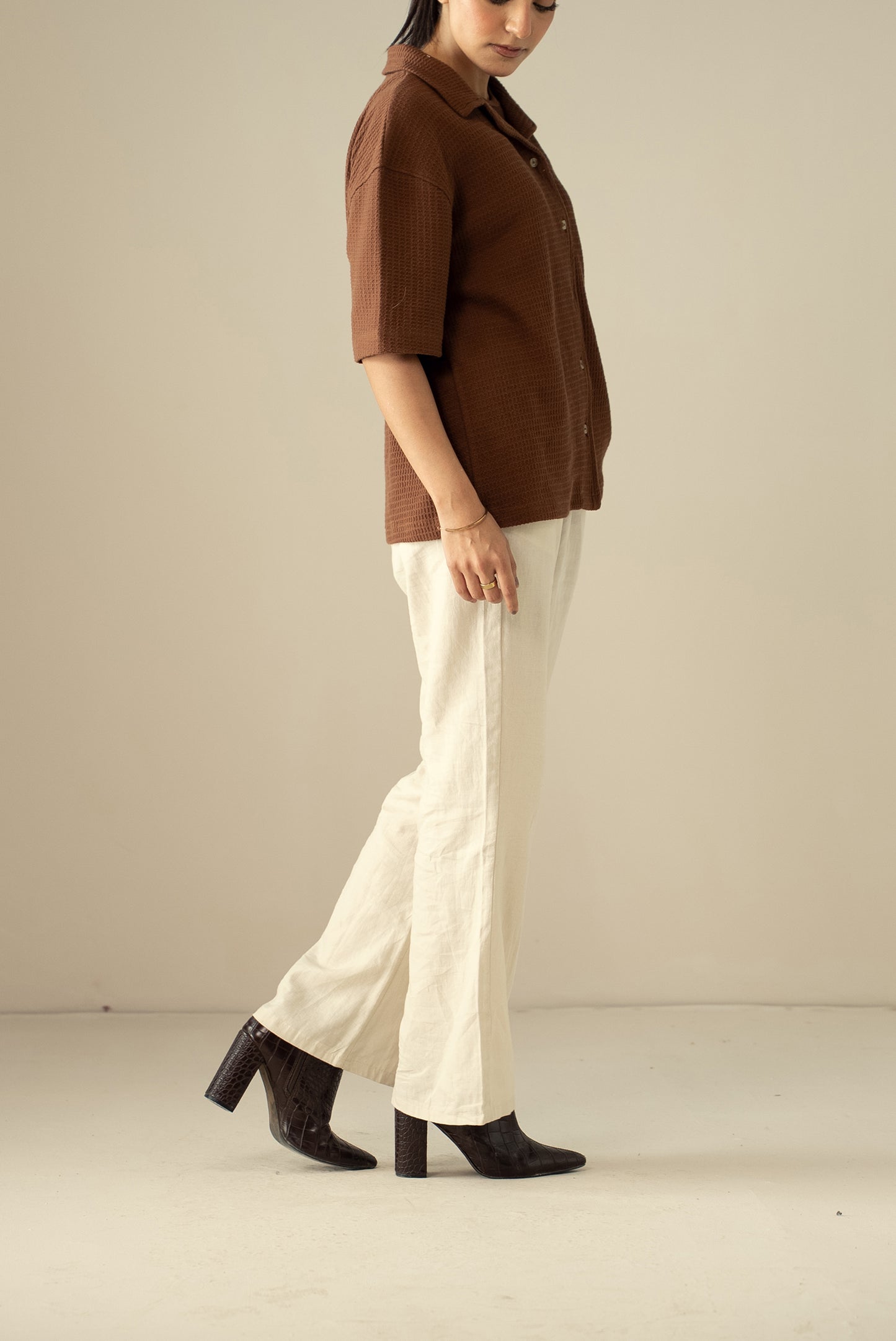 Waffle Knit Cuban Shirt (WBD-01)