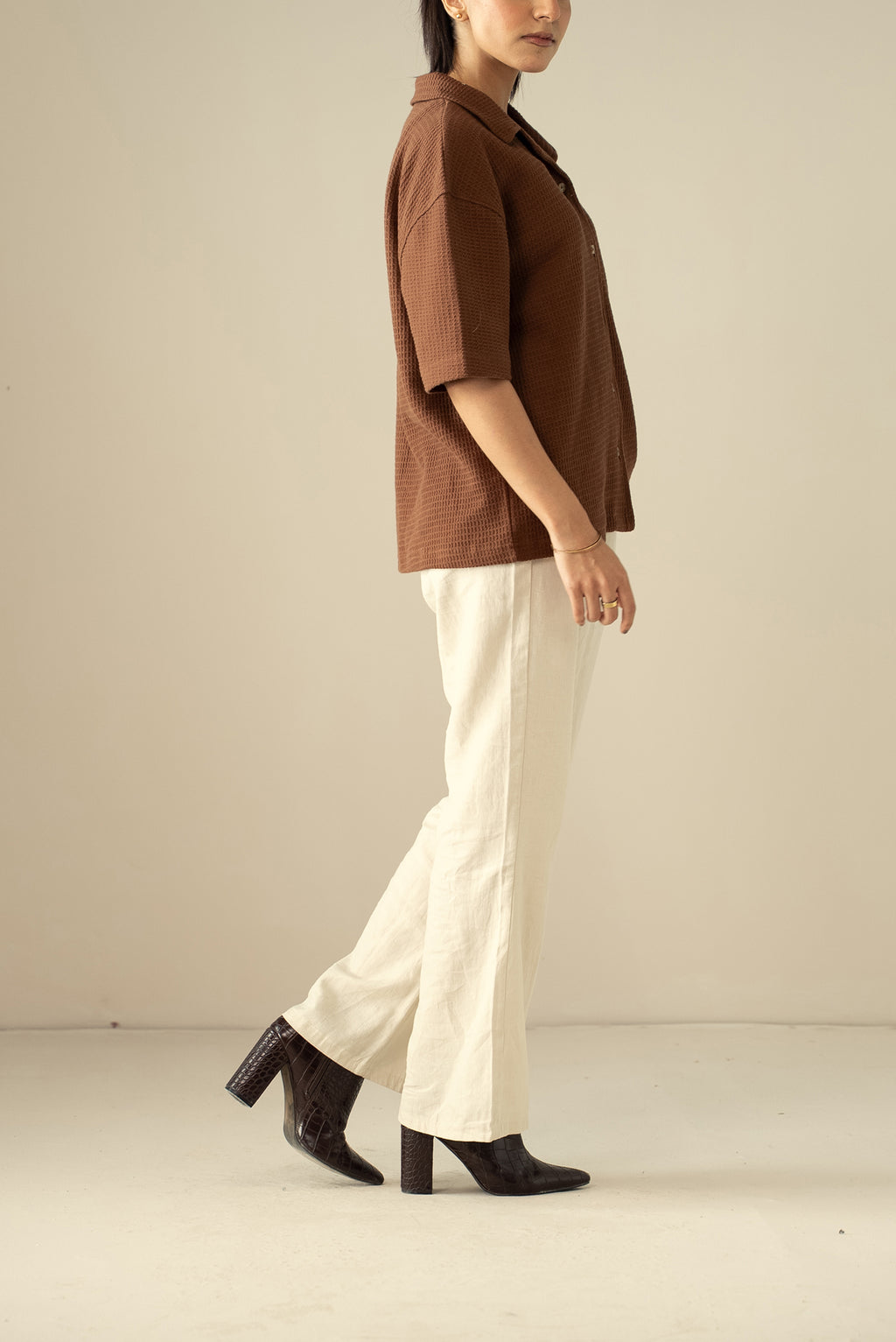 Waffle Knit Cuban Shirt (WBD-01)