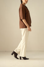 Waffle Knit Cuban Shirt (WBD-01)