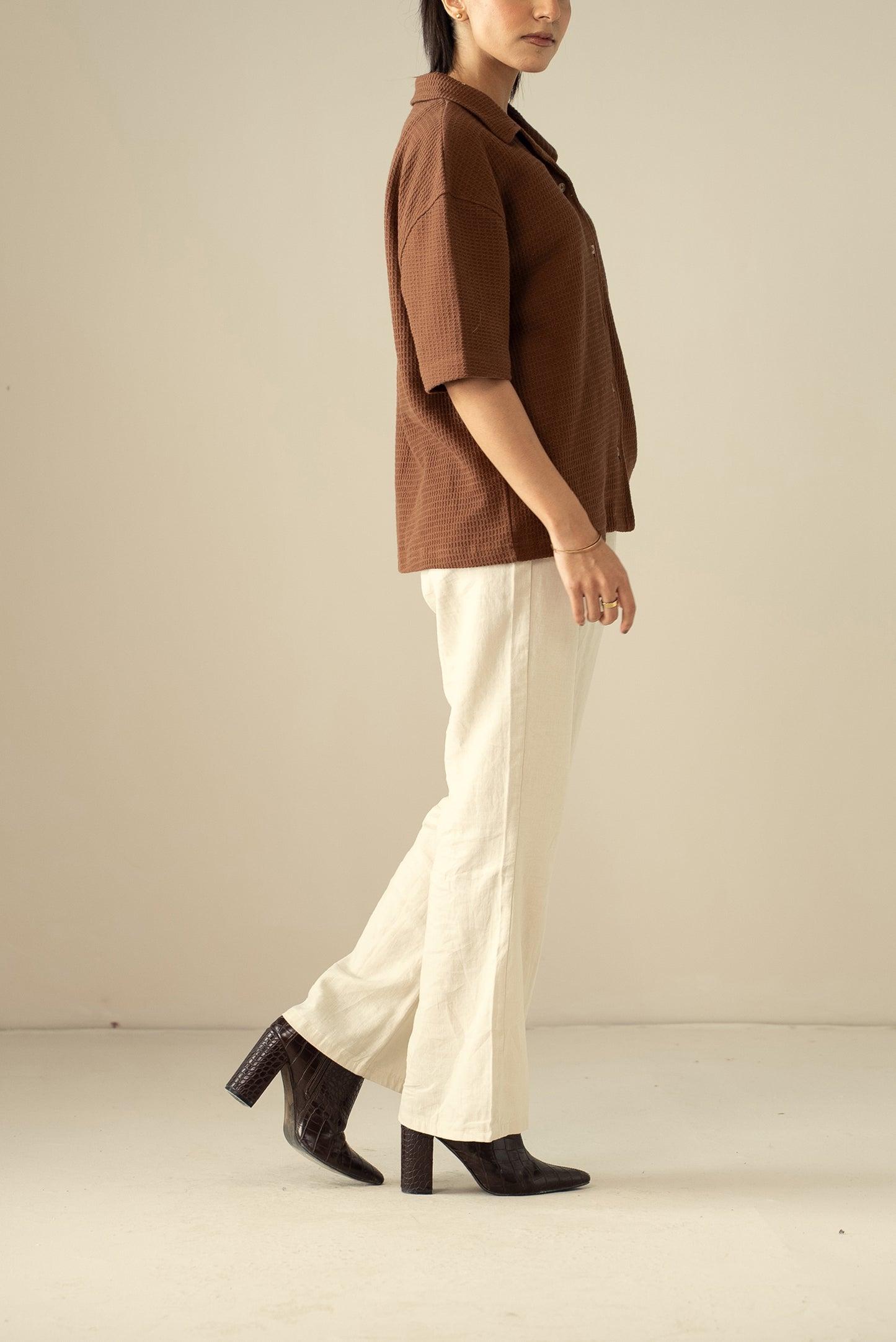 Waffle Knit Cuban Shirt (WBD-01)