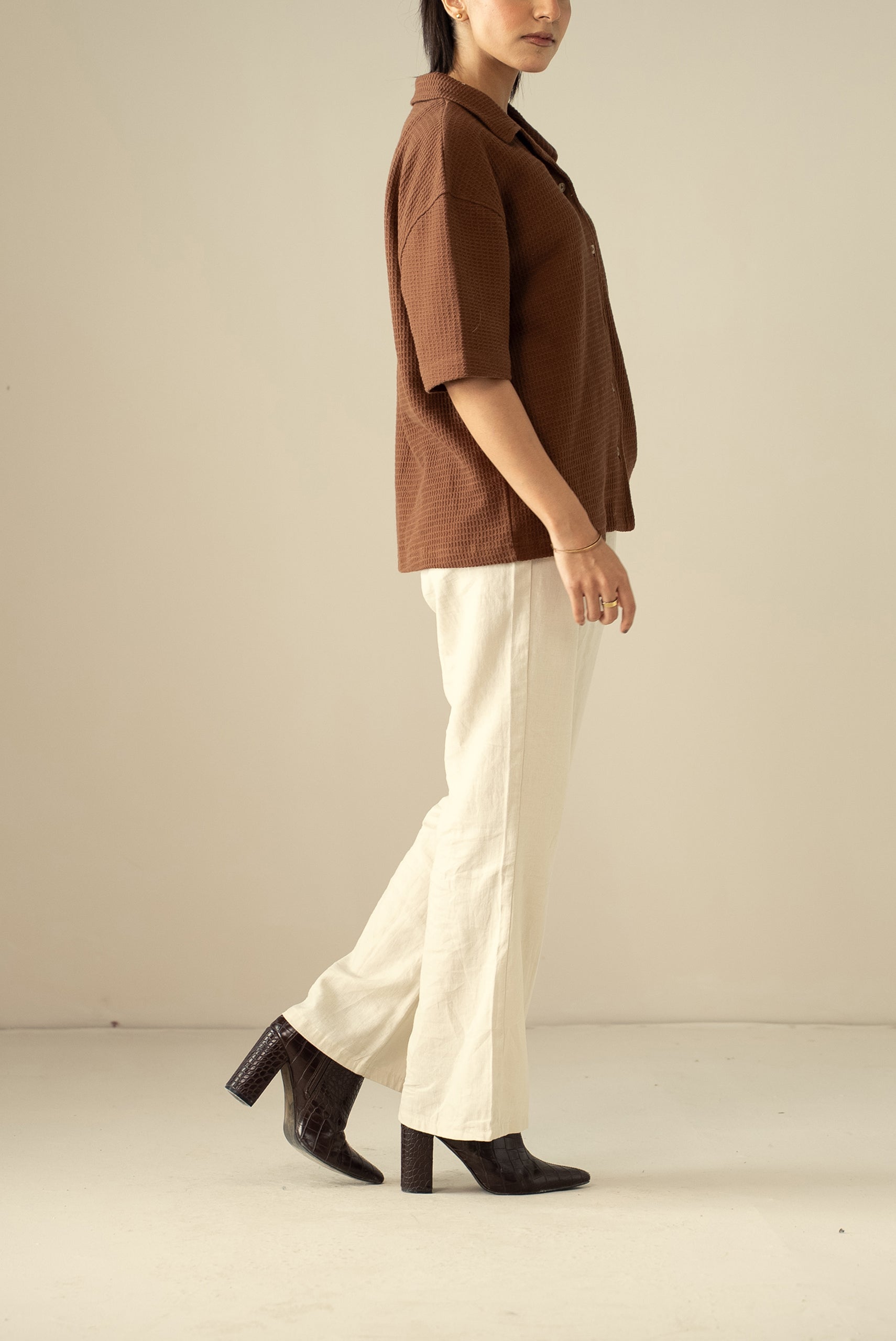 Waffle Knit Cuban Shirt (WBD-01)