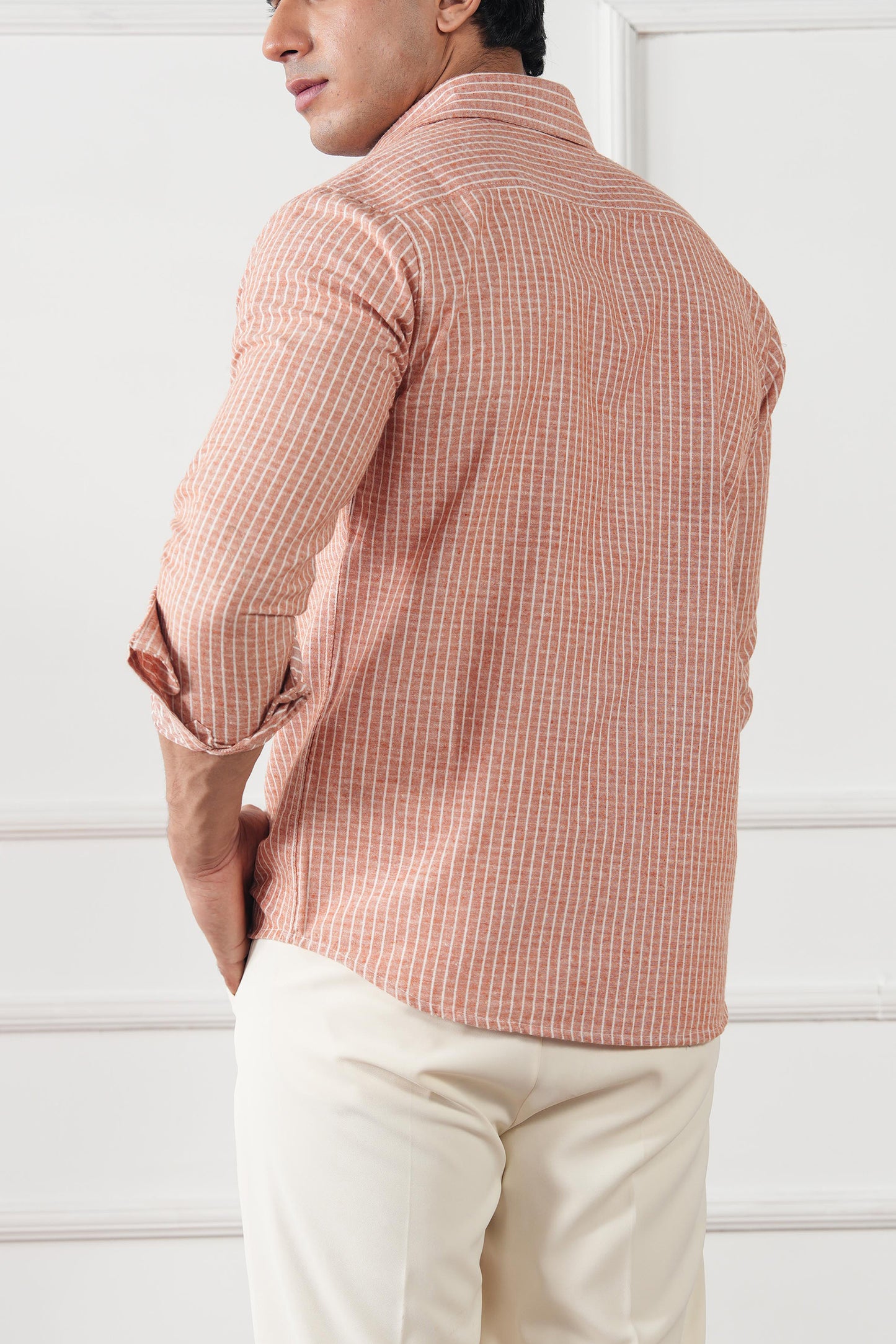 Striped Regular Fit Shirt (MCS-04)