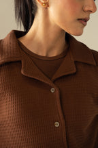 Waffle Knit Cuban Shirt (WBD-01)