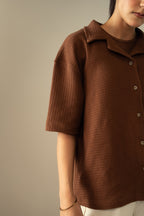Waffle Knit Cuban Shirt (WBD-01)