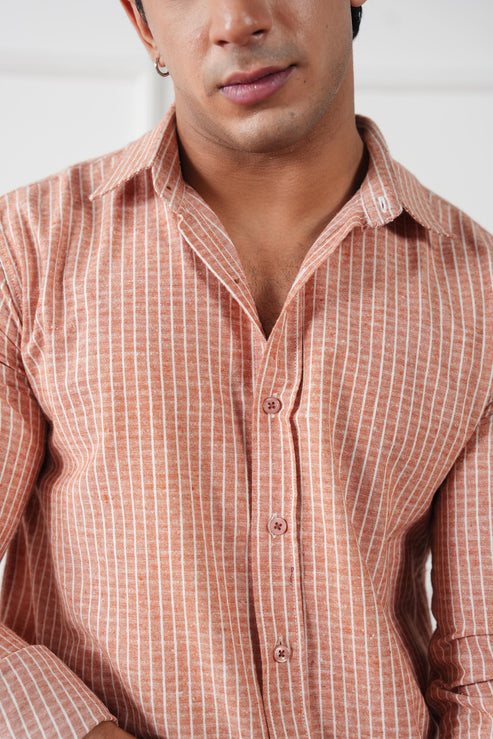 Pink Casual Shirt for Men