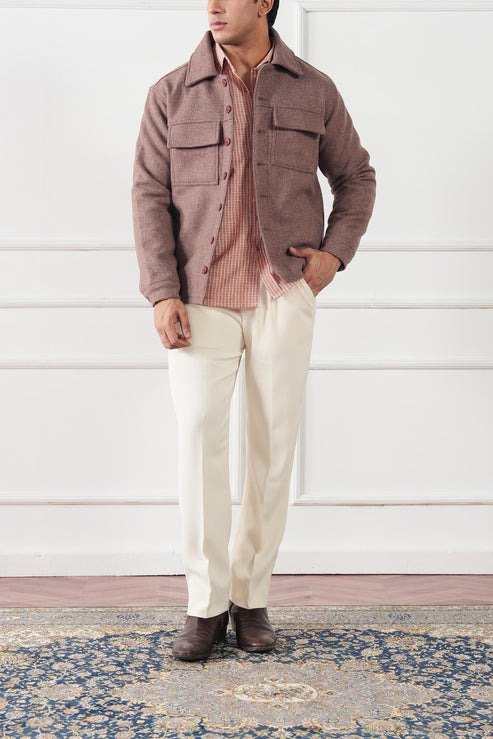 Pink Casual Shirt for Men