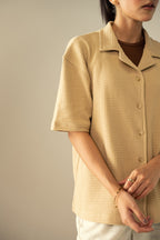 Waffle Knit Cuban Shirt (WBD-02)