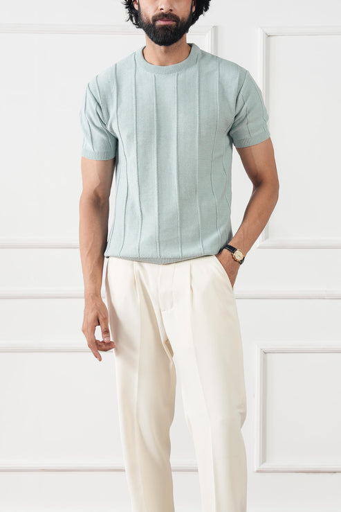 Pastel green T Shirt for Men