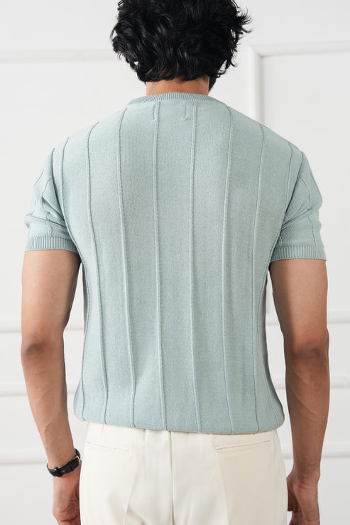Pastel green T Shirt for Men