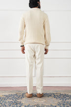 Quarter Zip Knit Sweater (MKZ-02)