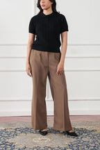 Drop Needle Knit Polo Shirt (WKP-04)