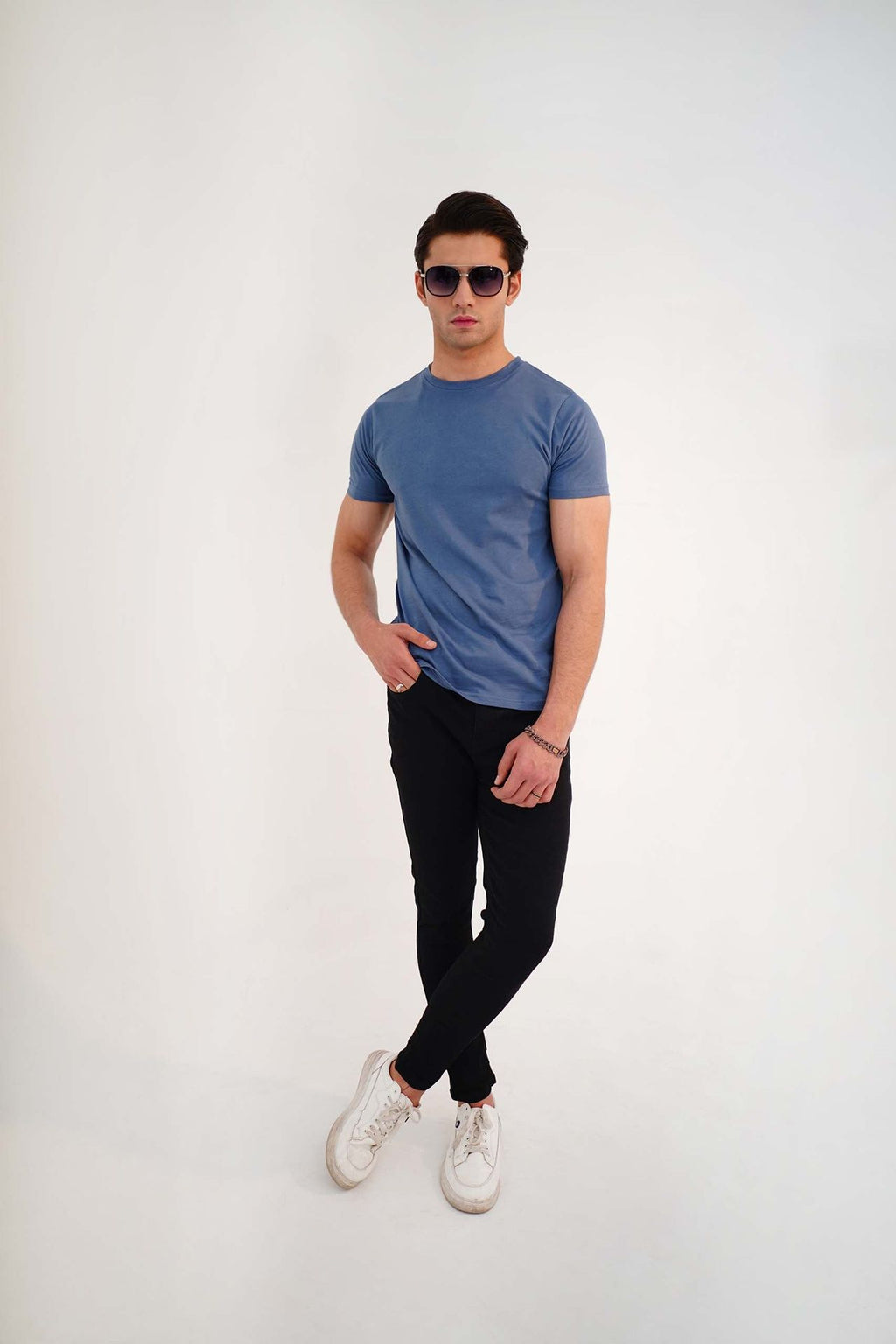 Dusk Blue Basic Tee