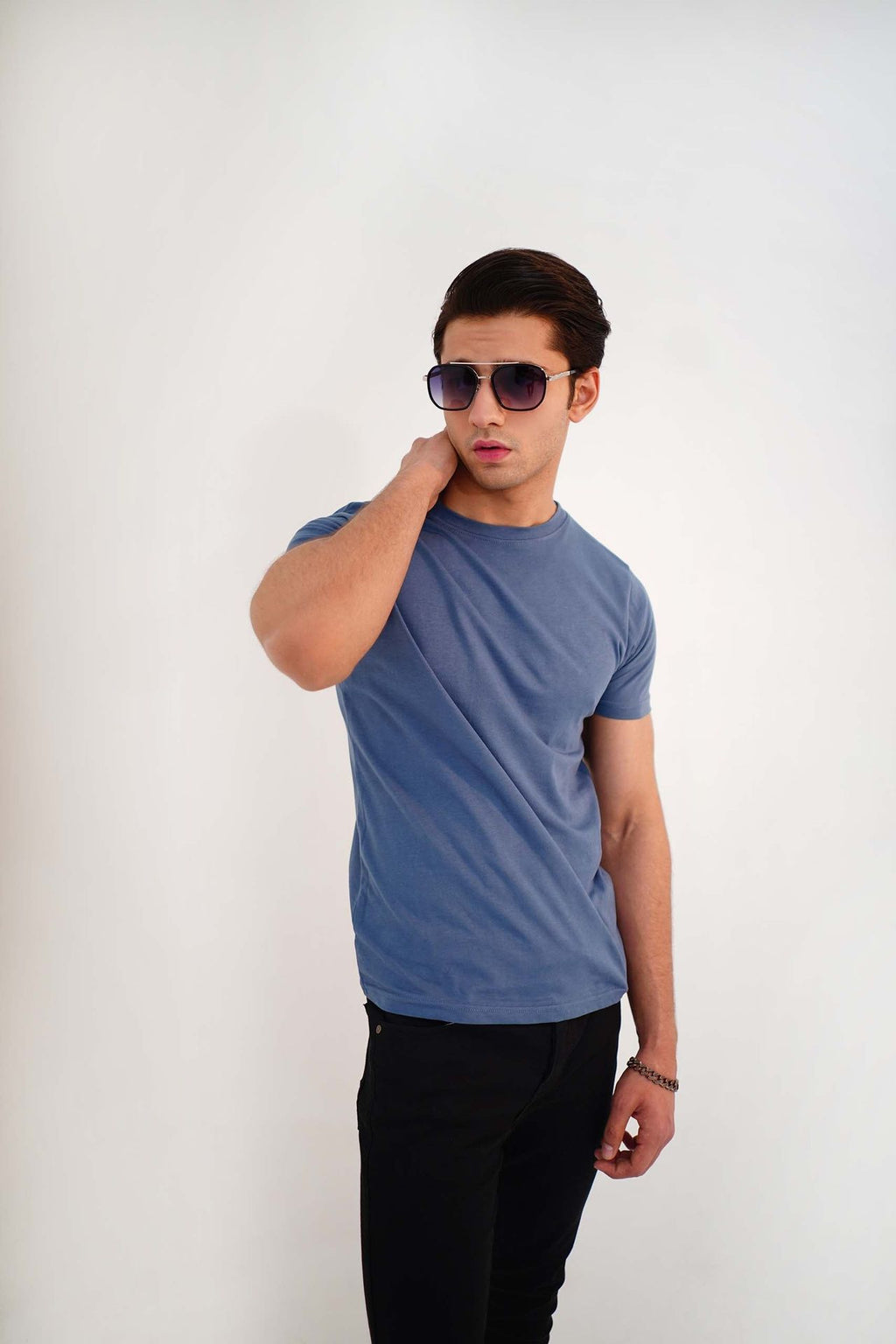 Dusk Blue Basic Tee