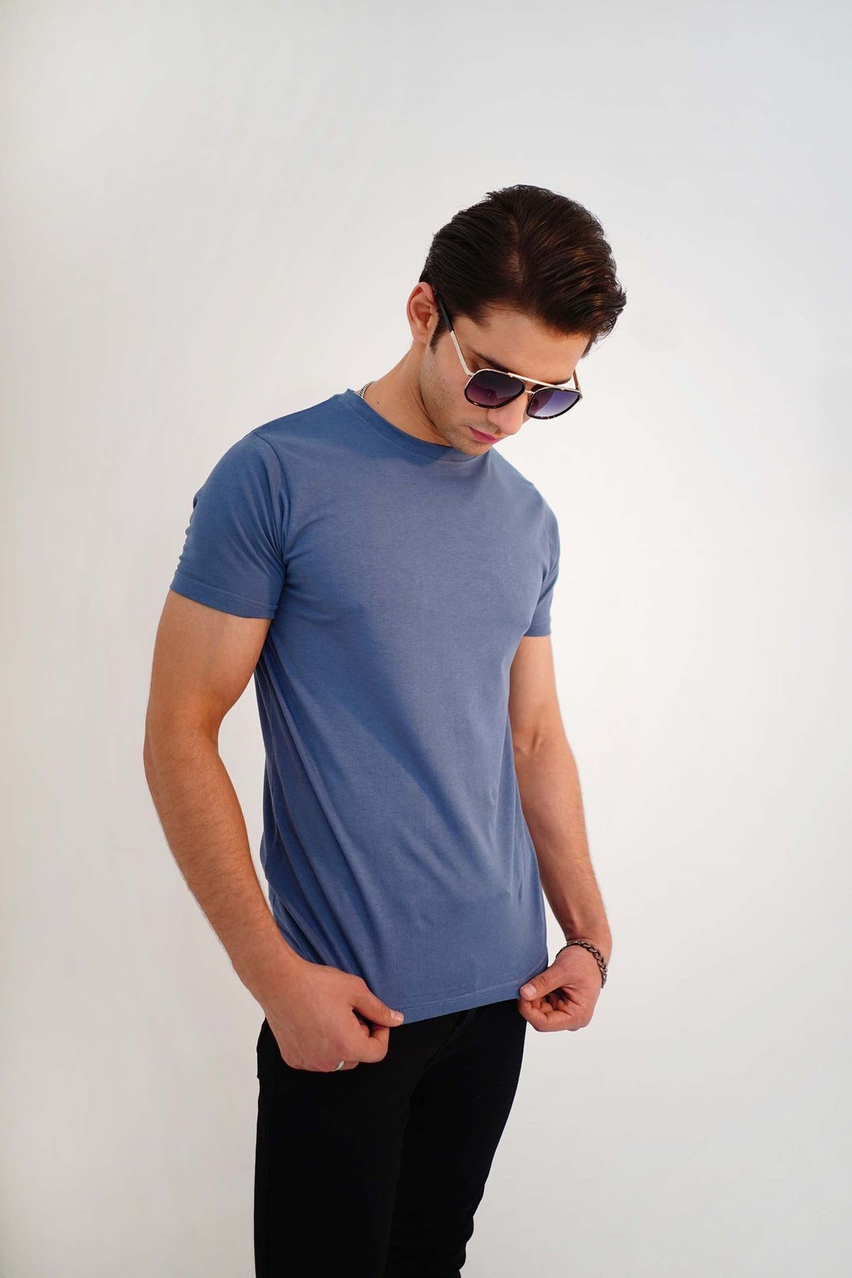 Dusk Blue Basic Tee