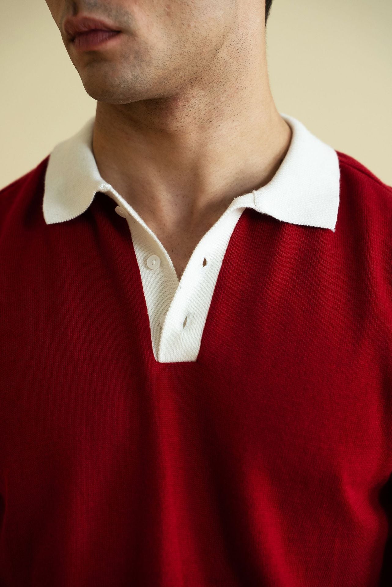 Fine Knit Polo Shirt (KPS-07)