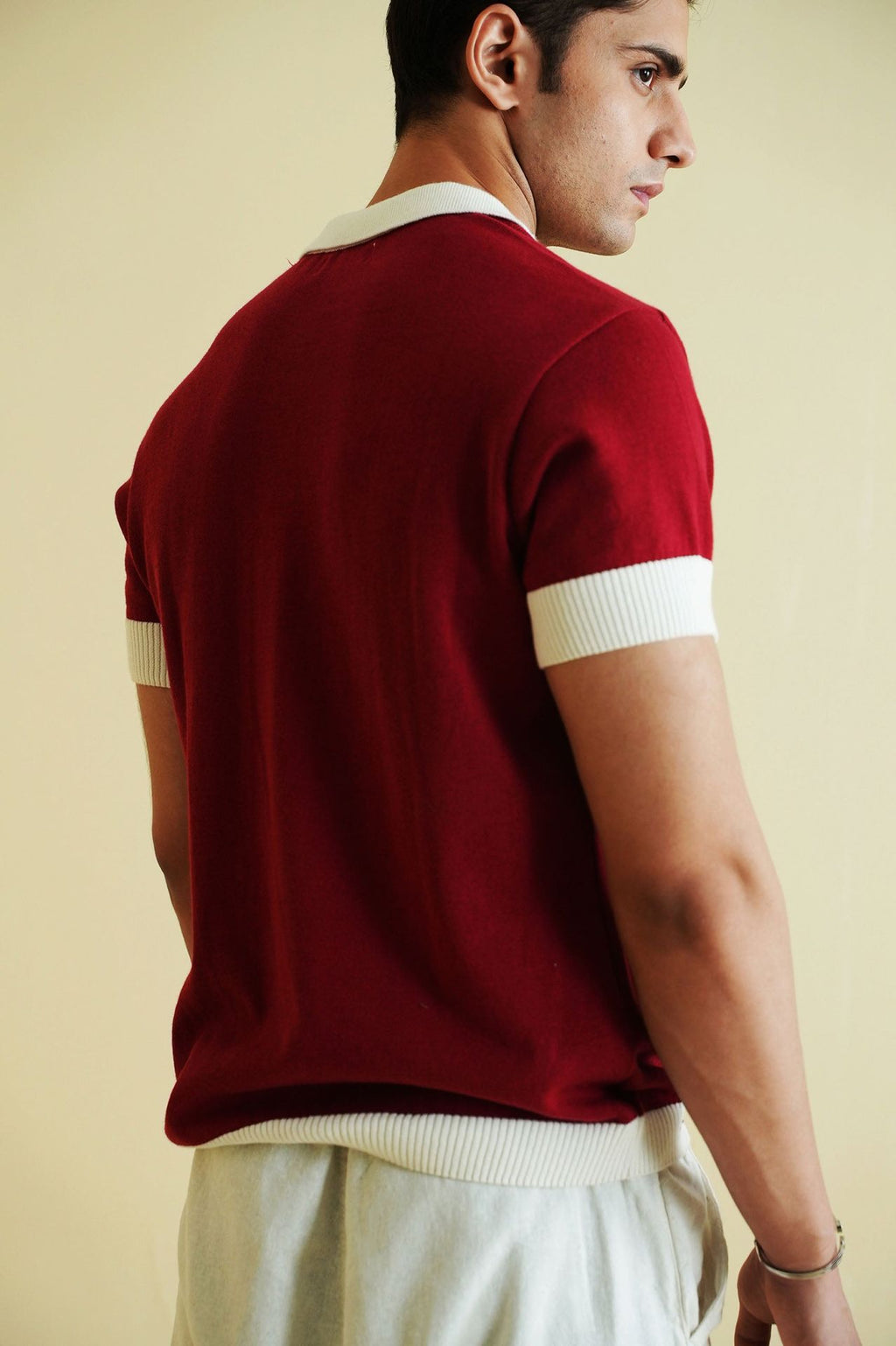 Fine Knit Polo Shirt (KPS-07)