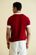 Fine Knit Polo Shirt (KPS-07)