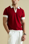Fine Knit Polo Shirt (KPS-07)