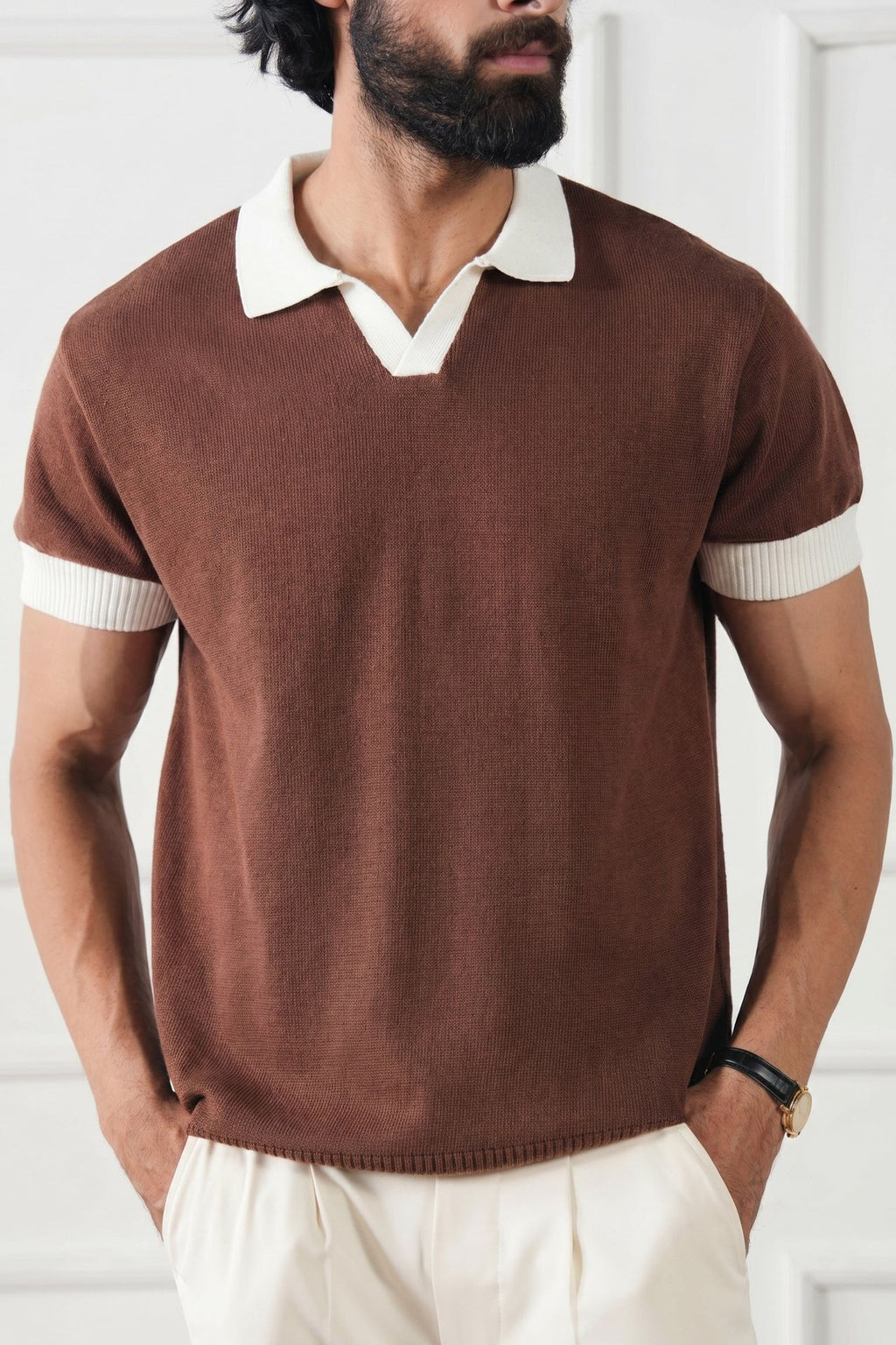 Fine Knit Polo Shirt (MKP-17)