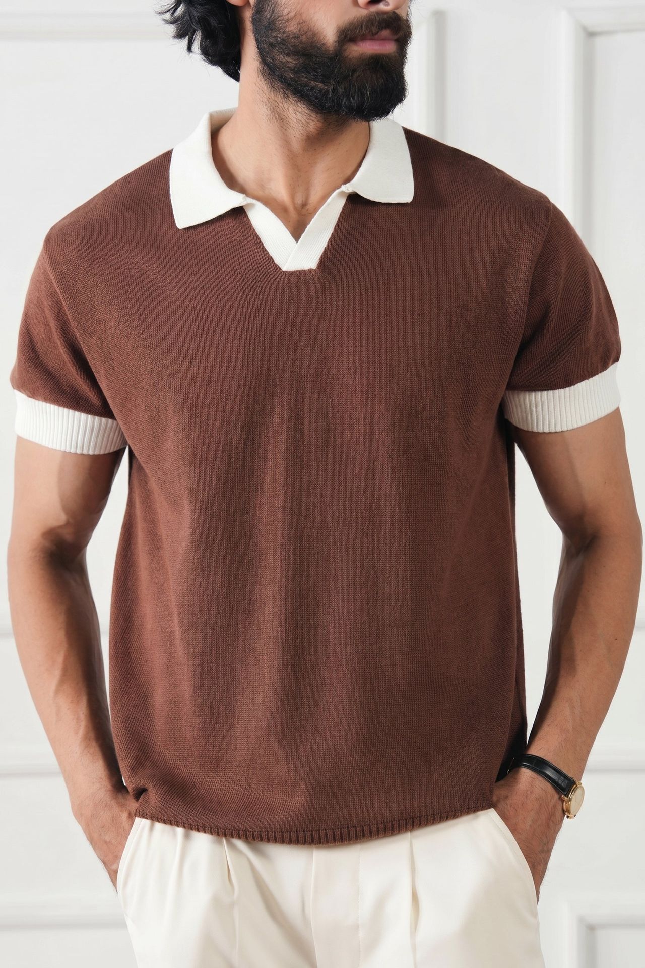 Fine Knit Polo Shirt (MKP-17)