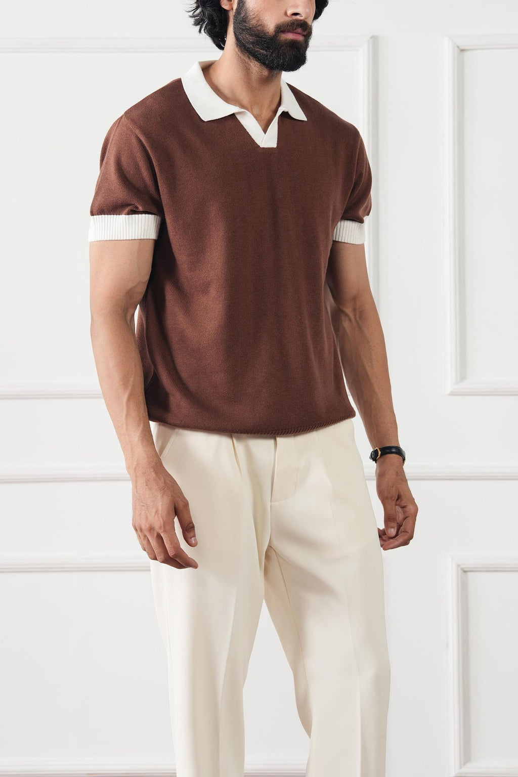 Fine Knit Polo Shirt (MKP-17)