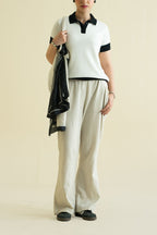 Fine Knit Polo Shirt (WKP-02)