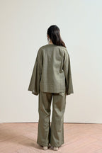 Flared Linen Trouser (WRT-02)